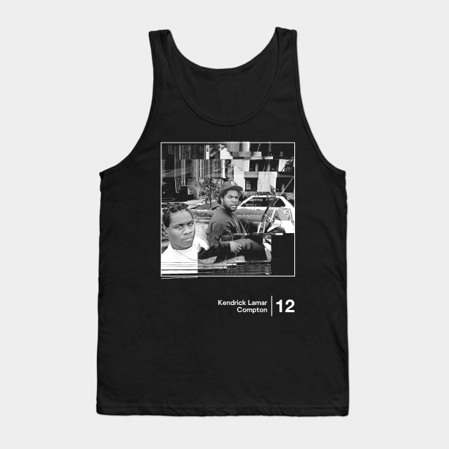 Compton / Minimal Graphic Artwork Design Tank Top by saudade